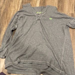 Holister hooded long sleeve